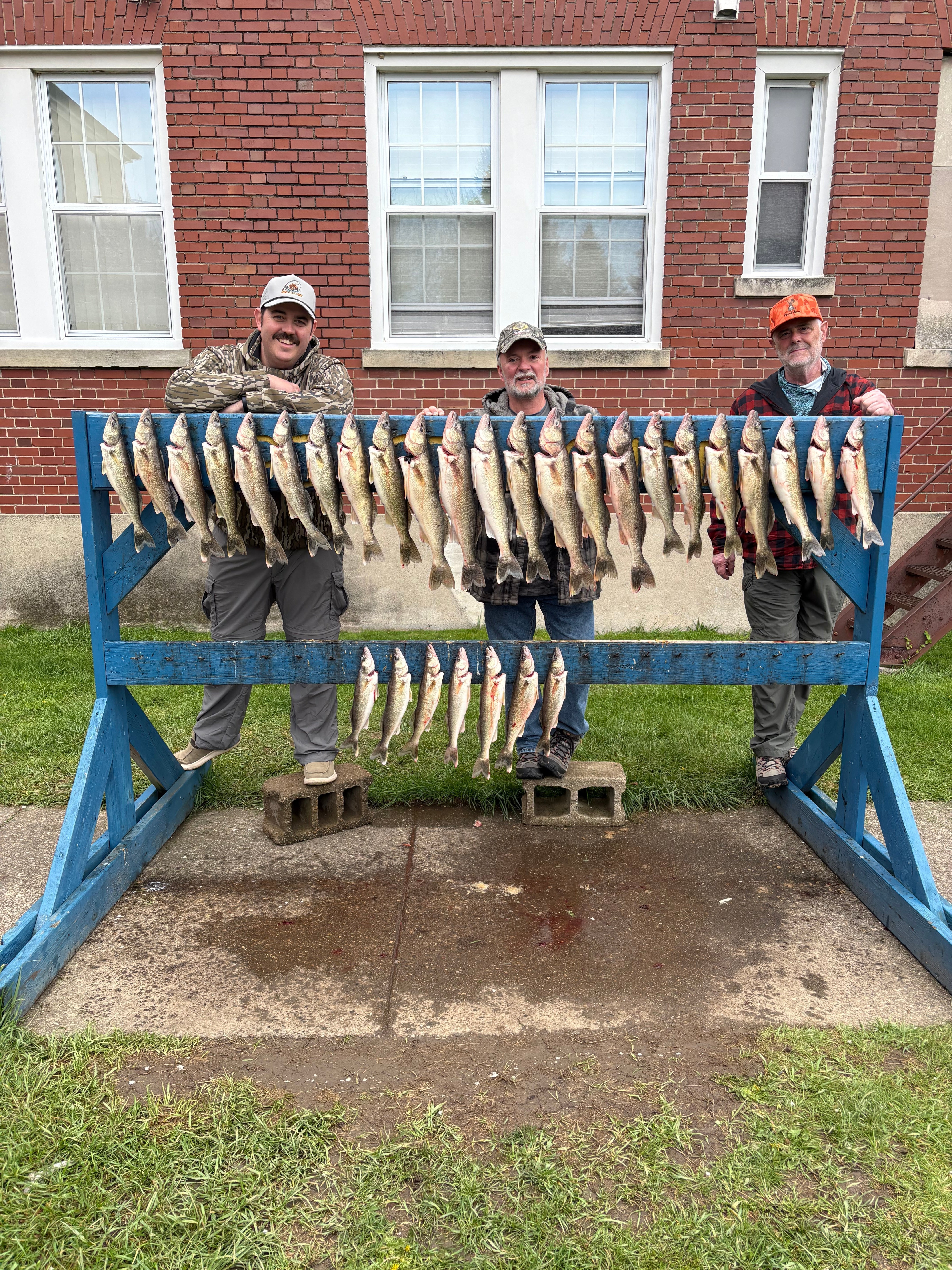 Nate, Warren, and John with the days catch