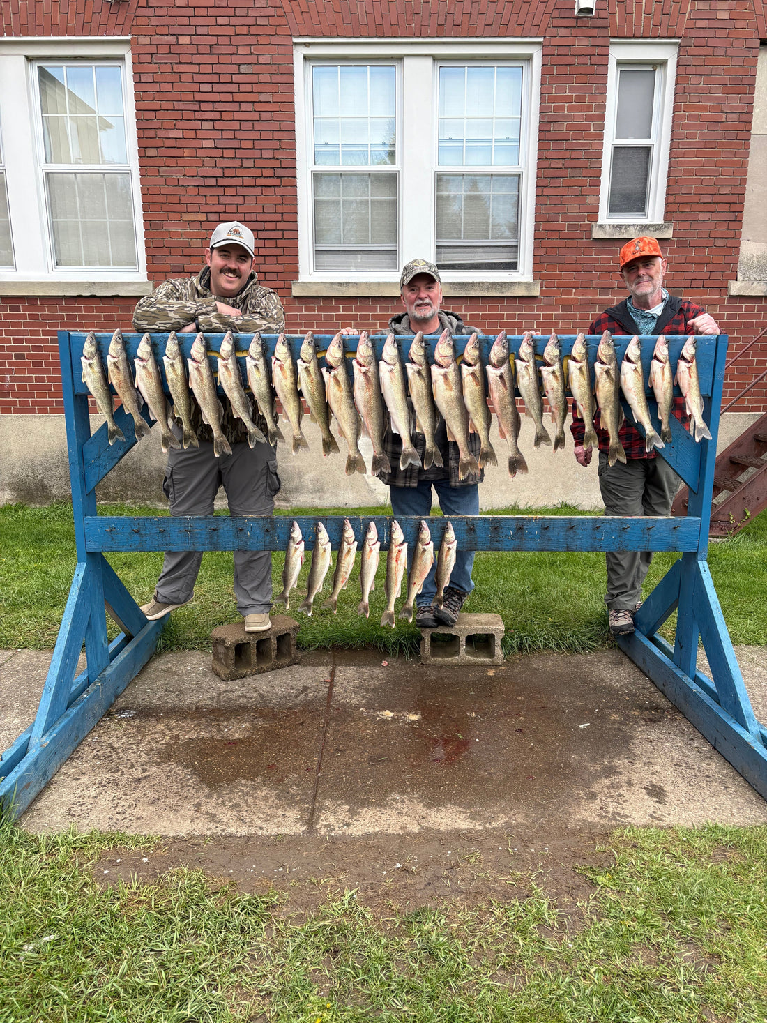 Nate, Warren, and John with the days catch