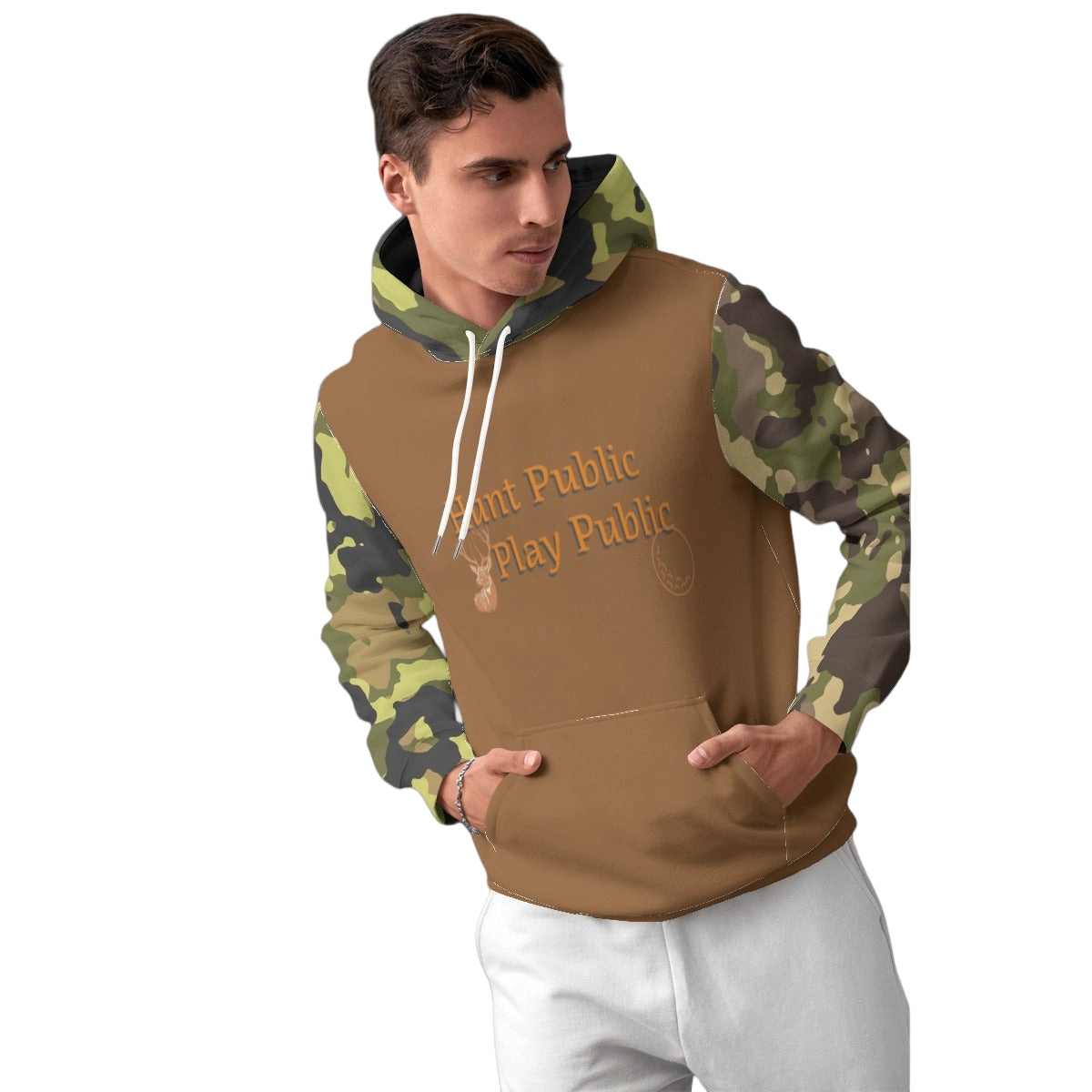 "Hunt Public Play Public" Pullover Hoodie