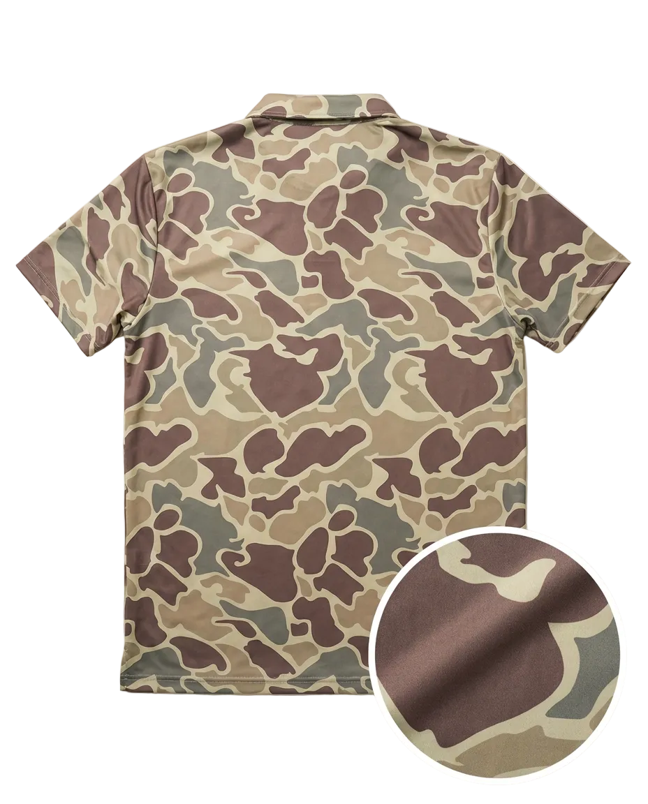 The Wetland Camo Polo