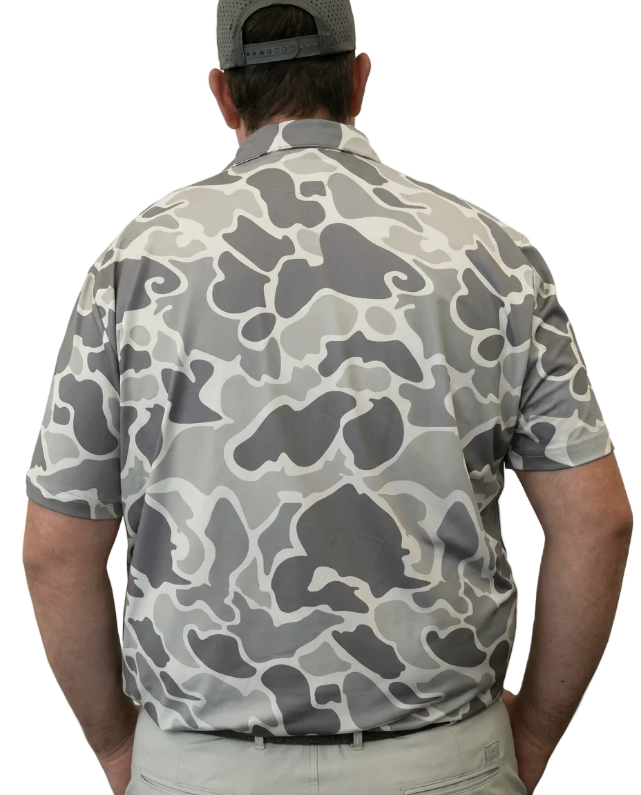 The Arctic Drake Camo Polo