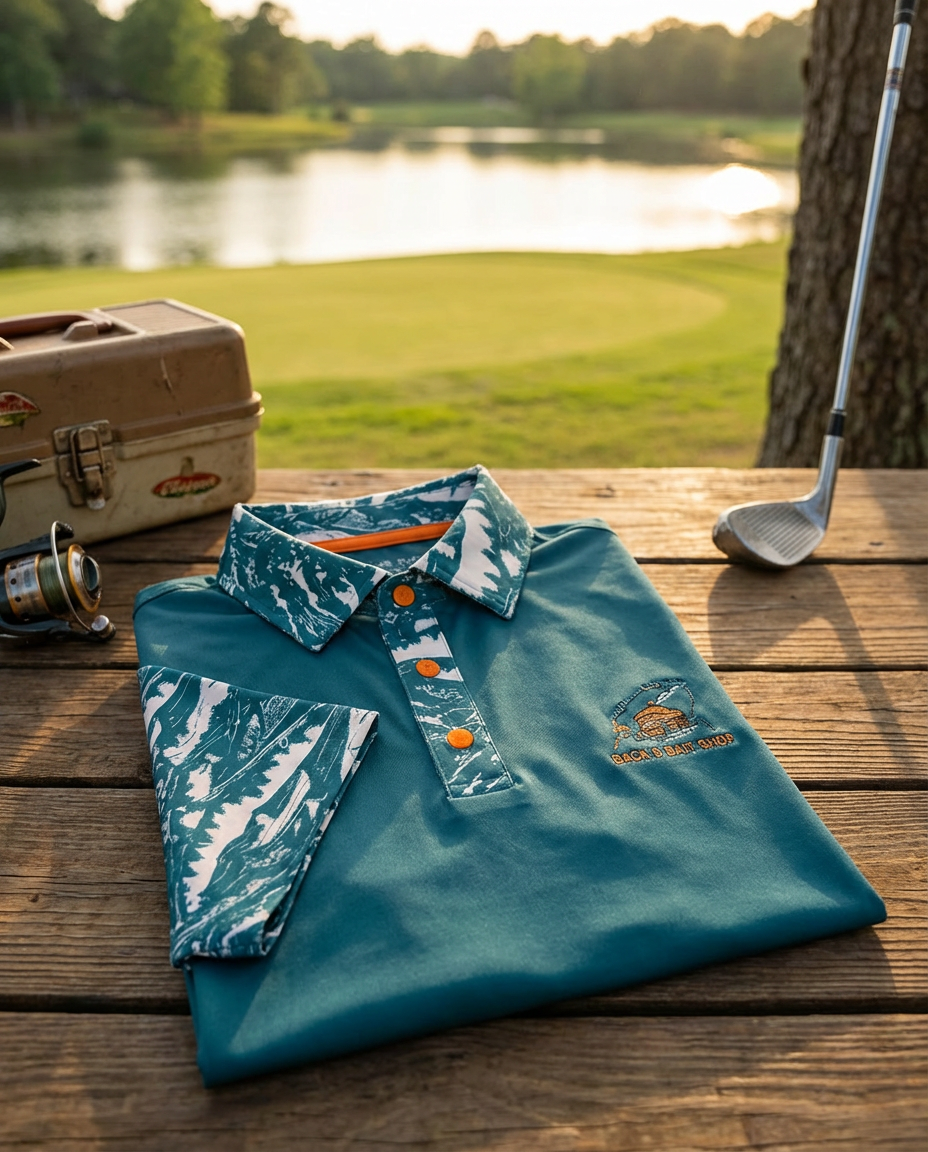 The Back 9 Bait Shop Polo