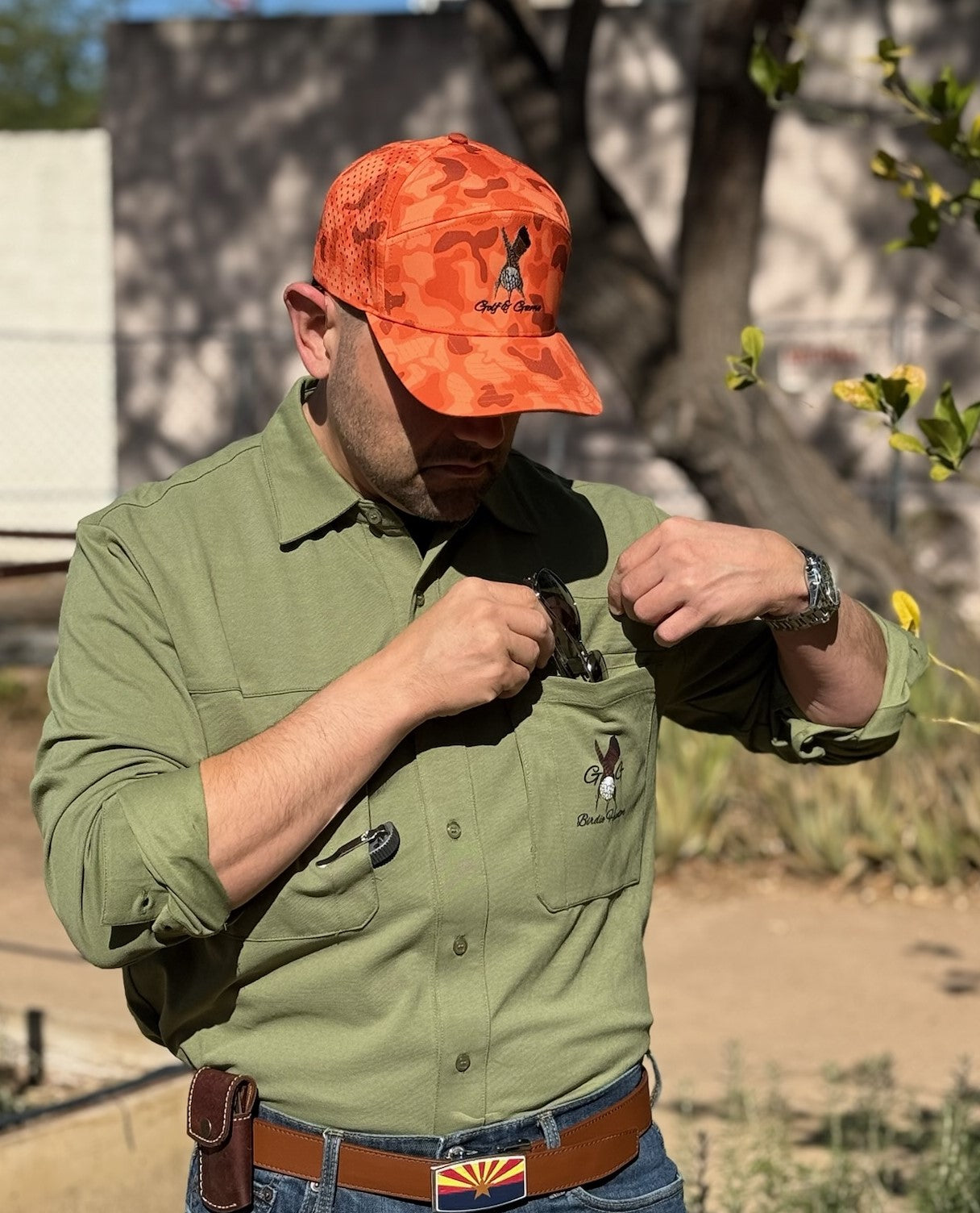 Blaze Orange Snapback
