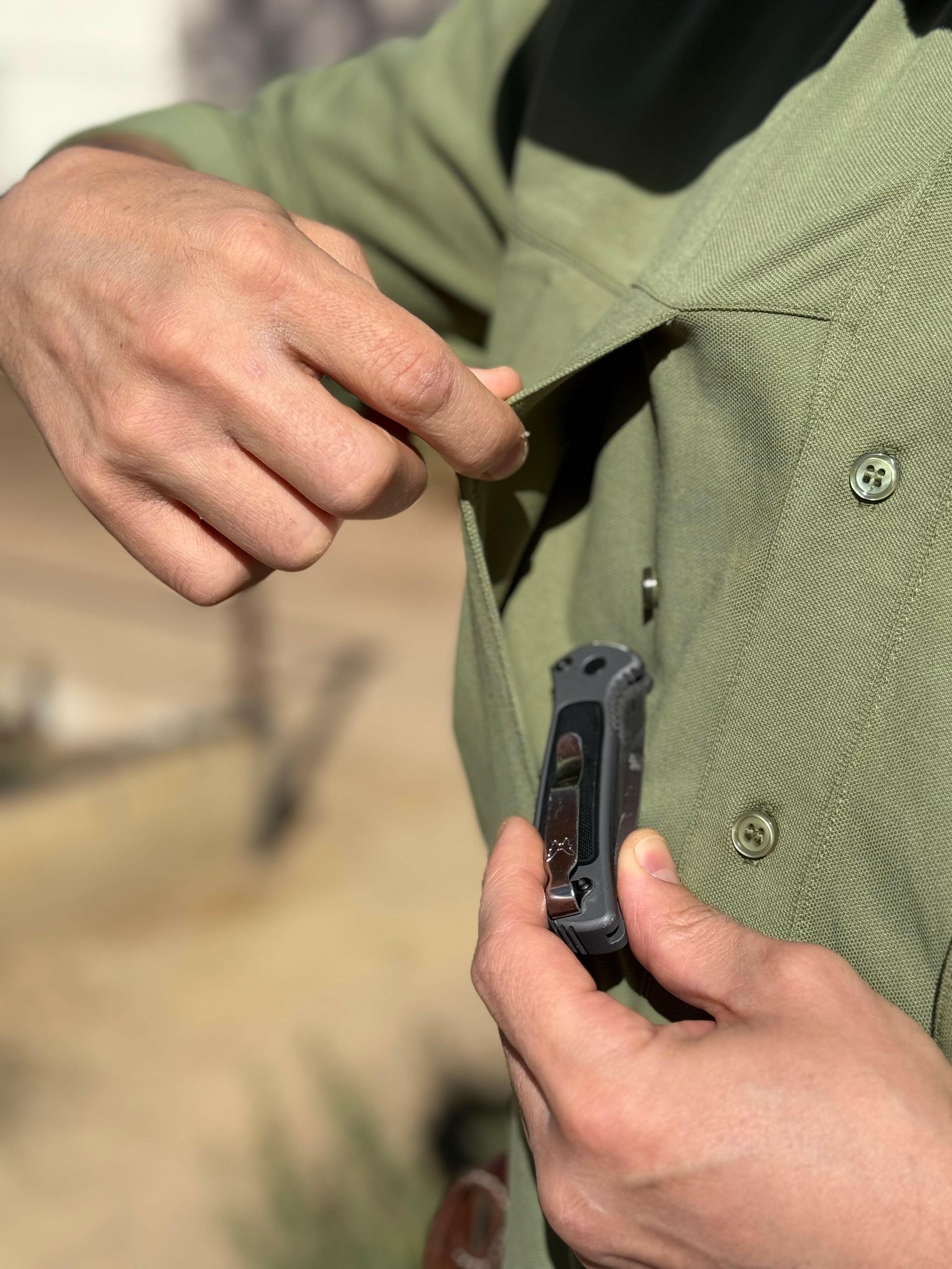 IN THE HUNT LONG SLEEVE SHIRT.