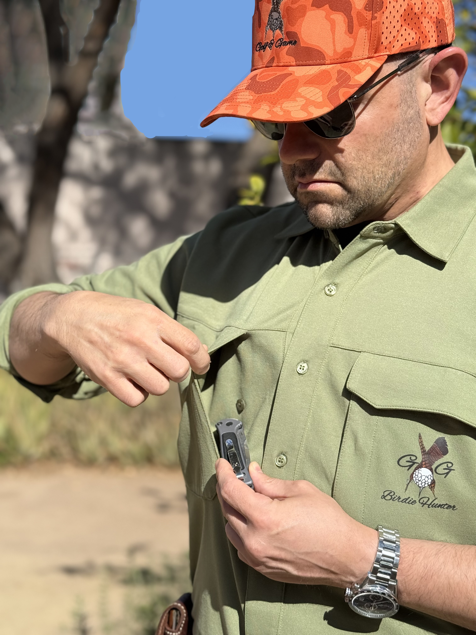 IN THE HUNT LONG SLEEVE SHIRT.