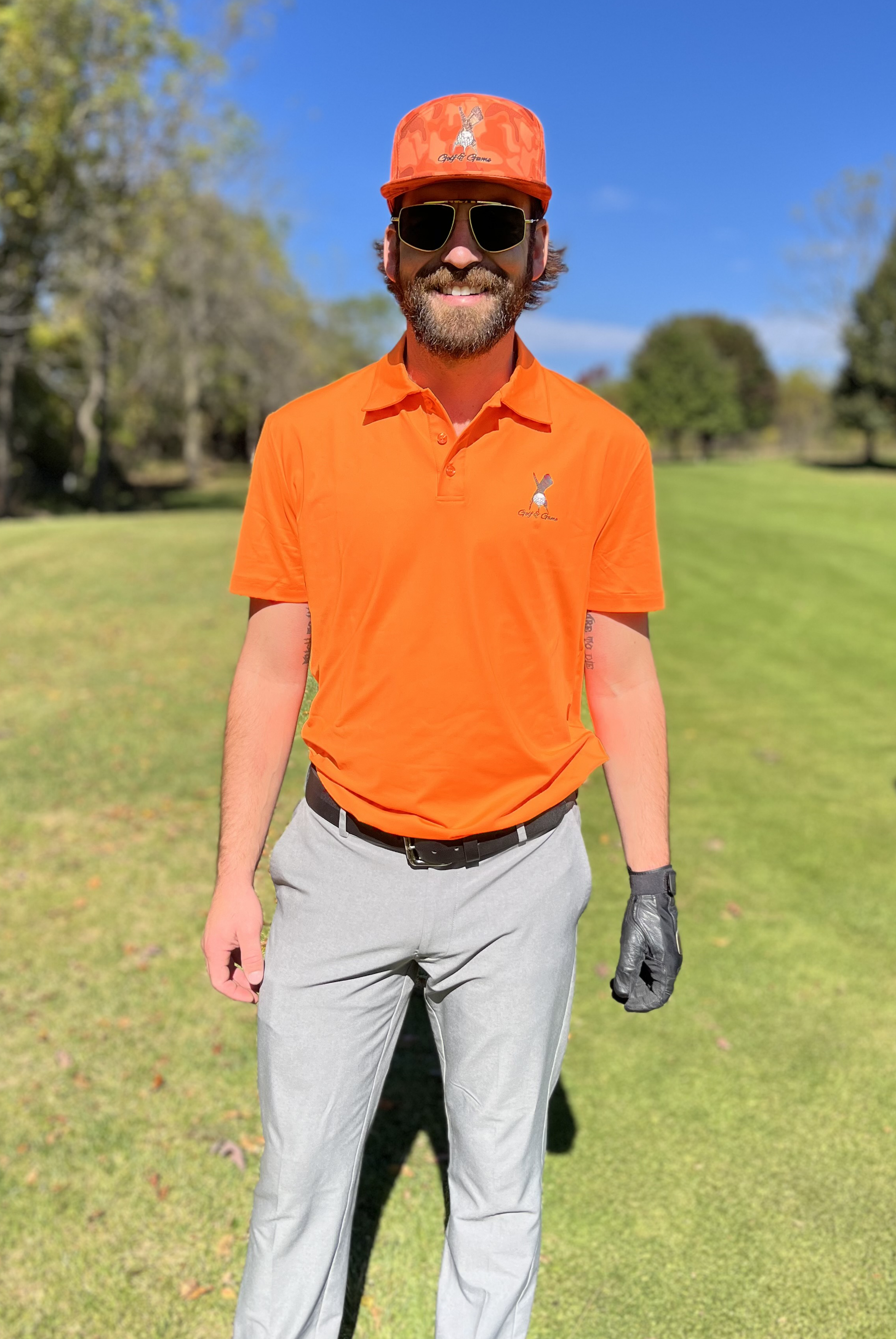 THE BLAZE ORANGE POLO.