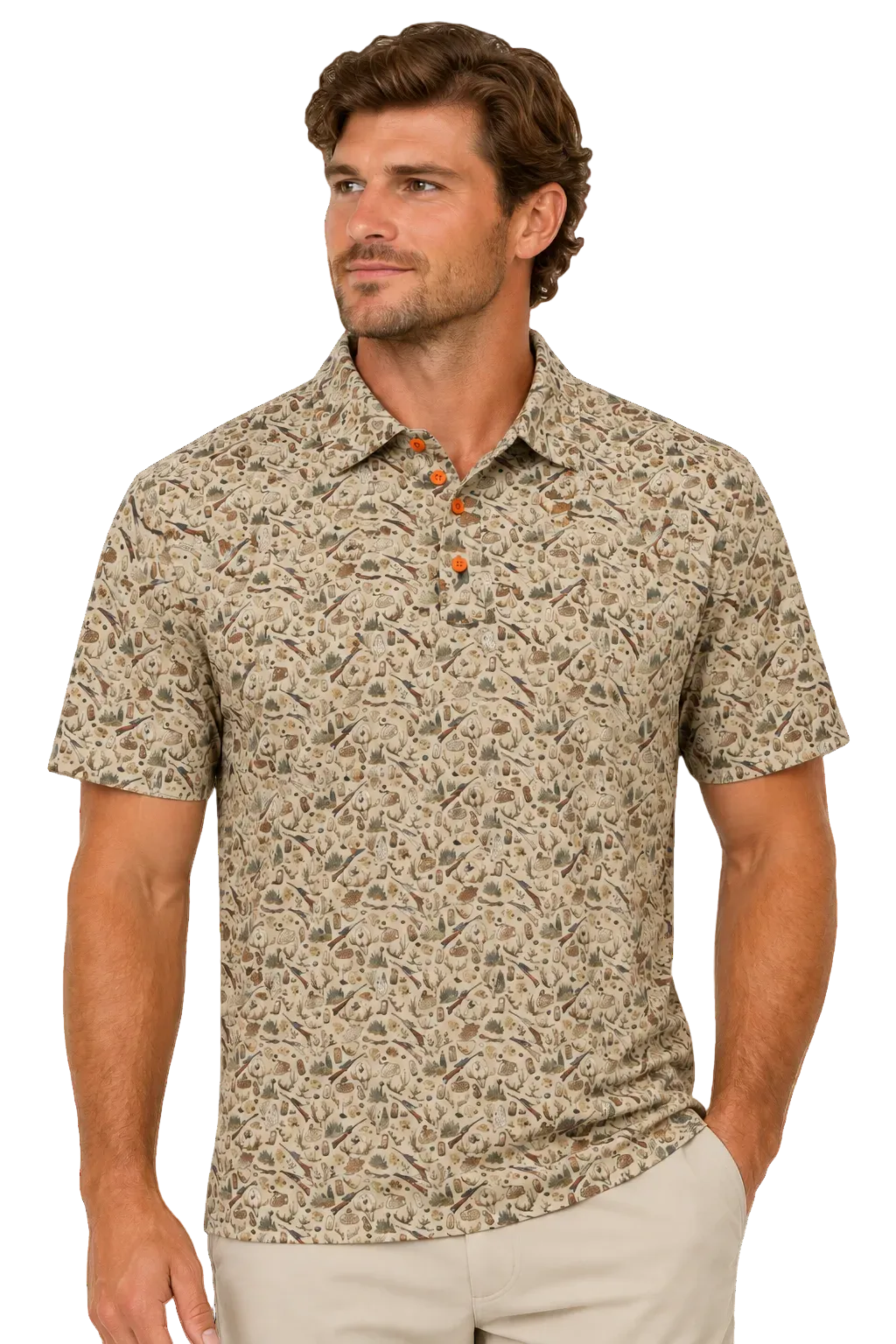 Men's Deer Camp Polo