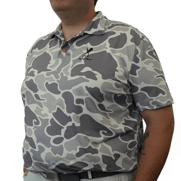 Artic Drake Camo Polo - Golf & Game Apparel
