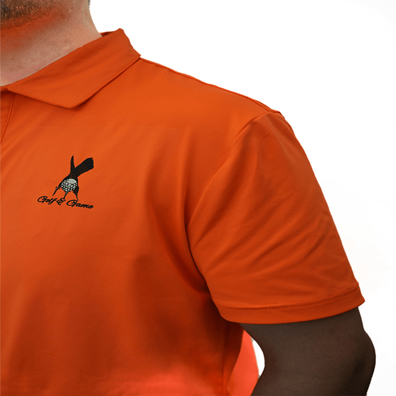 Blaze Orange Polo - Golf & Game Apparel