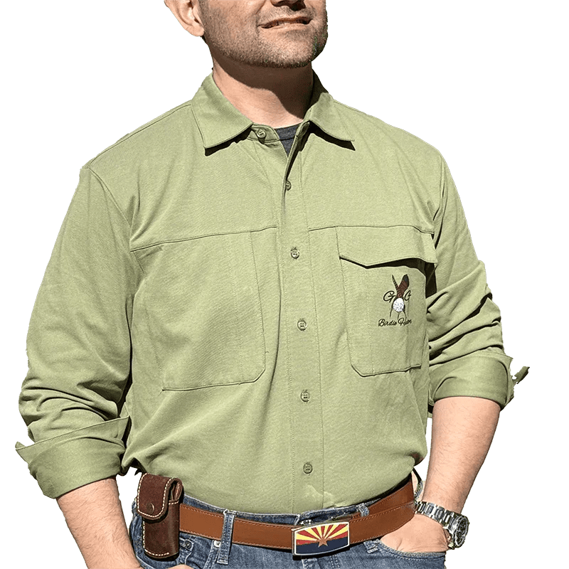 Golf & Game Apparel 2XL 48-50 / Green Birdie Hunter Utility Button Down