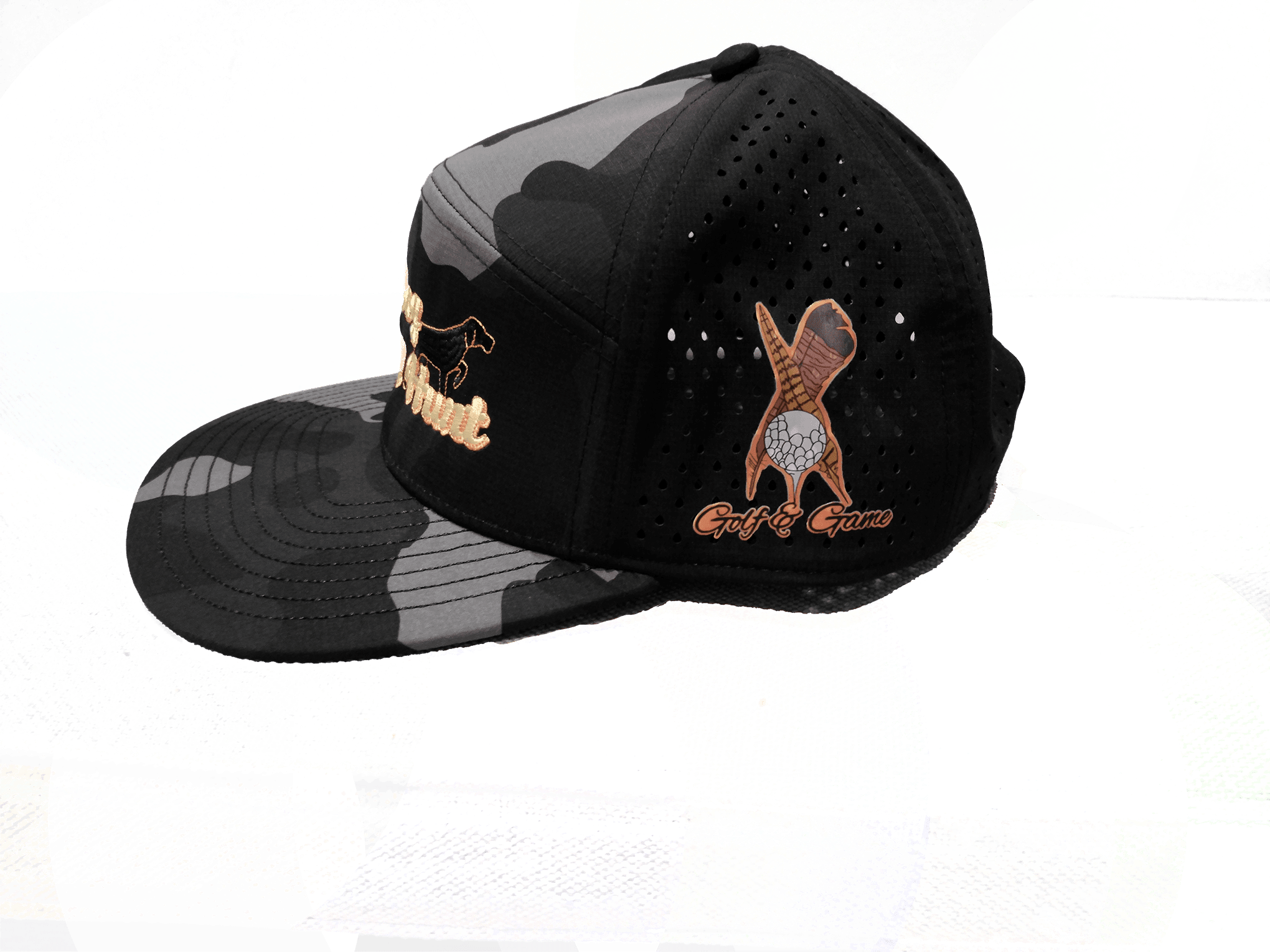 Golf & Game Apparel Headwear "That Dog will Hunt" Flat Brim