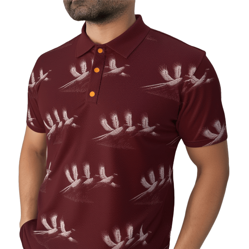 Golf & Game Apparel Polo Small 38in - 40in (Impact Polo) / Red The Pheasant Hunt Polo