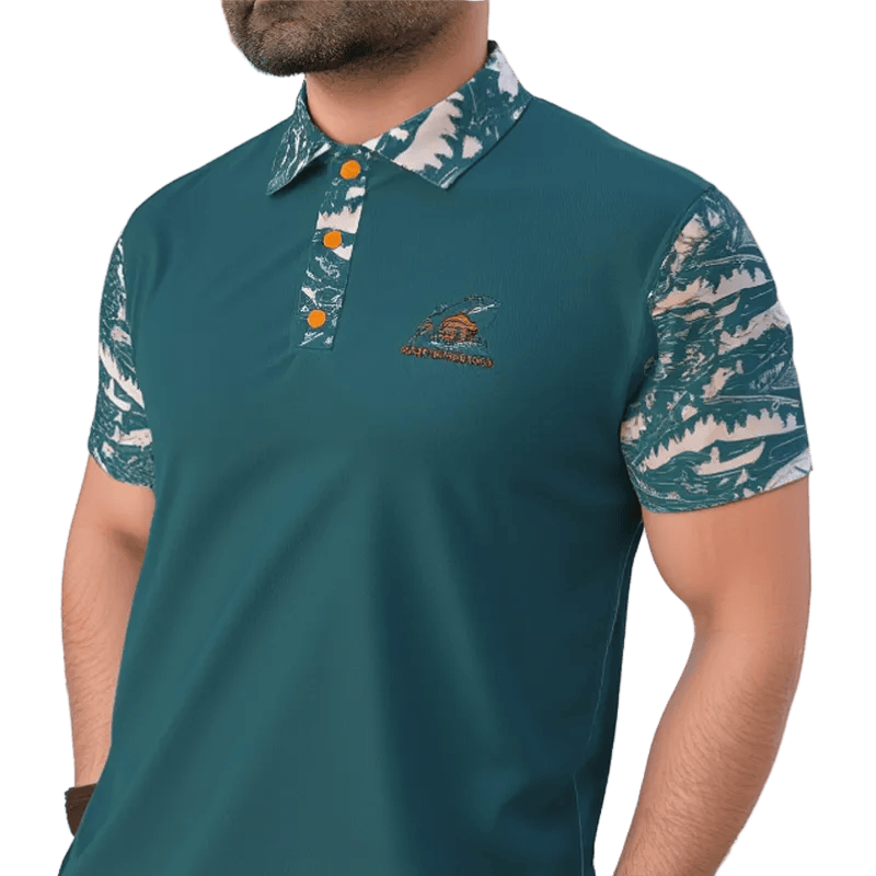 Golf & Game Apparel Polo Small 38in - 40in (Impact Polo) / turquoise The Back 9 Bait Shop Polo