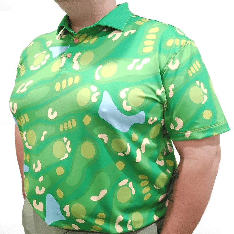 Golf & Game Apparel Polo The Course Camo Polo