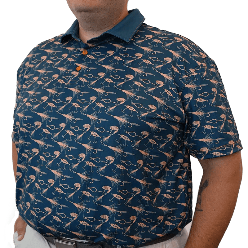 Golf & Game Apparel Polo The "So Fly" Fly Fishing Polo