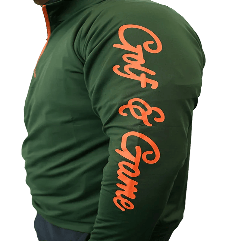 Golf & Game Apparel Q-Zip Men's Chest Pocket Quarter Zip Pullover