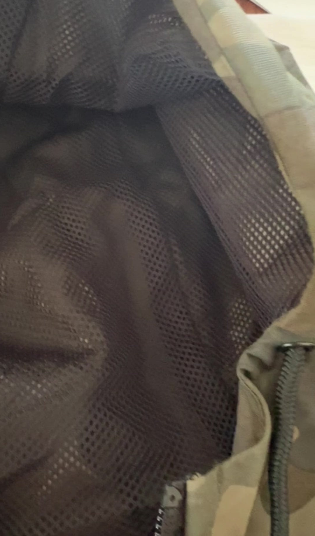Load video: Water Resistant Camo Jacket.