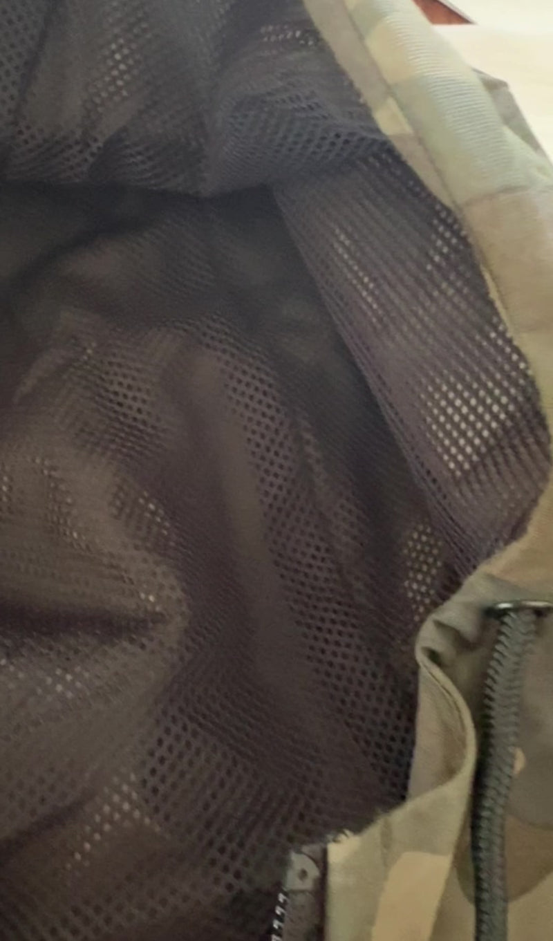 Water Resistant Camo Jacket.