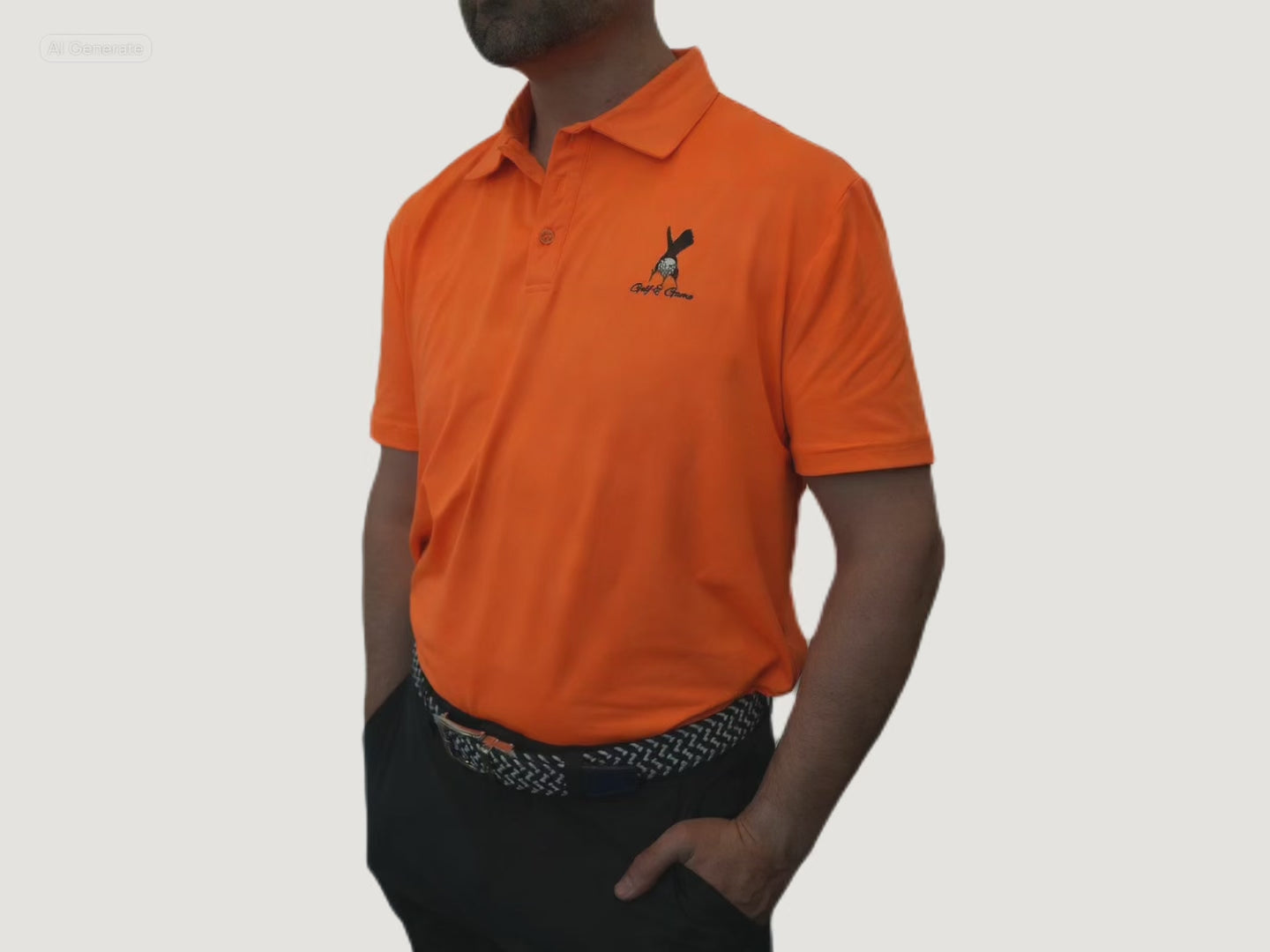 Cargar vídeo: The Blaze Orange Polo