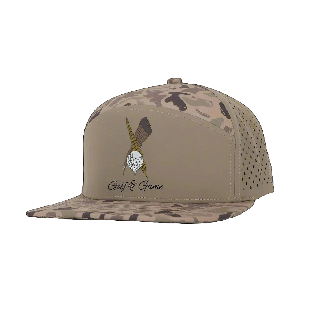 Retriever Camo Snapback - Golf & Game Apparel
