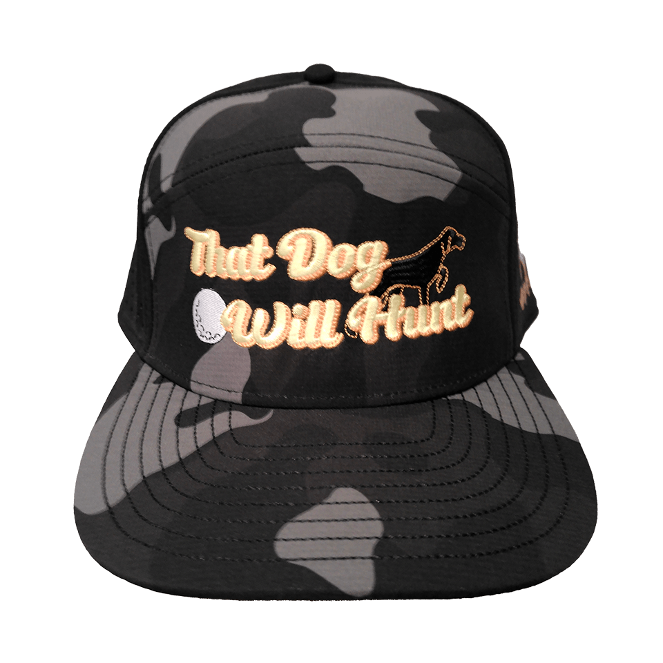 "That Dog will Hunt" Flat Brim - Golf & Game Apparel