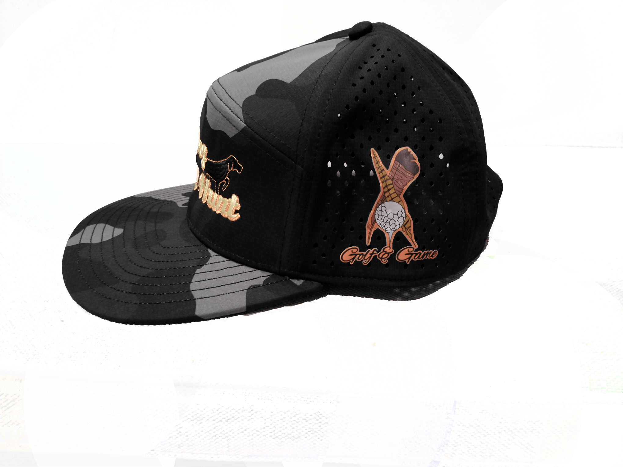 "That Dog will Hunt" Flat Brim - Golf & Game Apparel