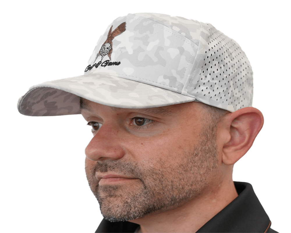 Whiteout Camo Snapback - Golf & Game Apparel